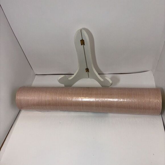 Wallpaper Peach Pink Oriental Collections String 20.5 In. X 11 Yd 56.3 Sqyd Euro - Picture 7 of 9